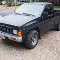1987 Nissan D21 Black Pickup Truck