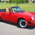 1987 Porsche 911 Carrera  55,901 Miles Red  Flat 6 Cylinder Engine 3.2L/193 Manu