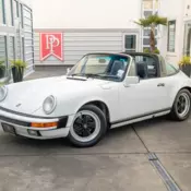 1987 Porsche 911 Carrera Targa 68614 Miles Grand Prix White