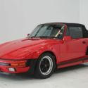 1987 Porsche 911 Turbo Cab Slant Nose Slant Nose 75417 Miles Red Convertible 6 A