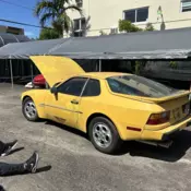1987 Porsche 944 Coupe Yellow