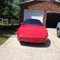1987 Red/RedCorvette