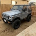1987 Suzuki Samurai Convertible Blue 4WD Manual
