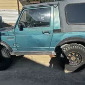 1987 Suzuki Samurai Convertible Blue