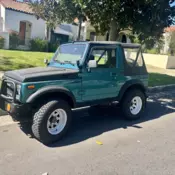 1987 Suzuki Samurai Convertible Green
