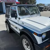 1987 Suzuki Samurai Convertible White