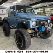 1987 Suzuki Samurai Custom Offroad Crawler 53384 Miles Blue  1.6 5 Speed