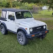 1987 Suzuki Samurai White