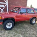 1987 Toyota 4Runner SUV Red 4WD Manual RN60