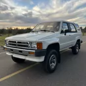 1987 Toyota 4Runner White
