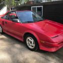 1987 Toyota MR2 red car t-tops manual 5-speed 2-seater 134k miles runs great!