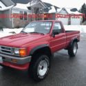 1987 Toyota Pickup Regular Cab 22R 4x4 low miles 60,269 STRAIGHT AXLE NO RESERVE