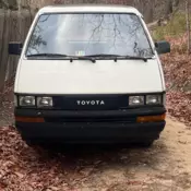 1987 Toyota Van Wagon Van White CARGO