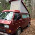 1987 Volkswagen Vanagon Van Red RWD Manual CAMPMOBILE