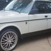 1987 Volvo 240 White DL