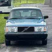 1987 Volvo 240DL Station Wagon Triple Blue Low Miles RARE 245DL