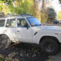 1987 White Toyota Land Cruiser Base Sport Utility 4-Door 4.2L Rare Rust Free