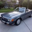 1988 560SL Pearl Gray Mercedes Benz Convertible w/ Soft & Hard Tops 560 SL