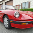 1988 Alfa Romeo Spider Red/Grey Runs Great. Very Good Condition