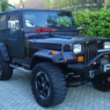 1988 Black Cherry Jeep Wrangler