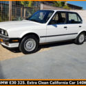 1988 BMW 325 SEDAN! IMMACULATE RUST-FREE E30 CALIFORNIA CAR 140,700 MILES!
