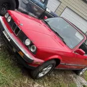 1988 BMW 325i Convertible Red I AUTOMATIC