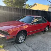 1988 BMW 635CSi Coupe Red CSI AUTOMATIC