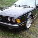 1988 BMW E24 M6 Coupe Black Recent Restoration and Paint, Dinan Chip