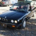 1988 BMW e30 Convertible Black RWD Manual