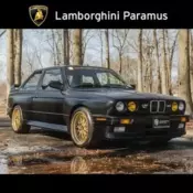 1988 BMW M3  516 Miles Satin Black 2D Coupe 2.3L I4 FI 5-Speed