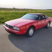 1988 Cadillac Allante Convertible Red