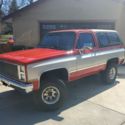 1988 Chevrolet Blazer SUV Red 4WD Automatic V10