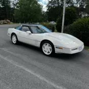 1988 Chevrolet Corvette Hatchback White