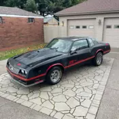 1988 Chevrolet Monte Carlo Coupe Black SS
