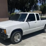 1988 Chevrolet S-10 White S10