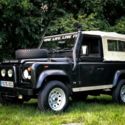 1988 Classic Black Land Rover Defender 90 Convertible 3.5 V8 SWB 4WD