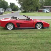 1988 FIERO V6, 5 SPEED, REPLICA FERRARI TESTROSSA ON IT