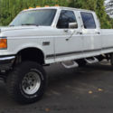 1988 ford f-350 ranger lariat xlt  4x4 crew cab 4 door auto 460 6inch lift 89kmi