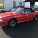 1988 Ford Mclaren ASC Mustang Convertible #741 A/T 5.0L V8 58kMiles Red/Gray Ltr