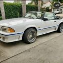 1988 Ford Mustang Convertible White RWD Automatic GT