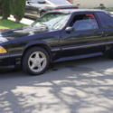 1988 Ford Mustang GT Black hatchback 88  130,000 miles working 5 speed manual