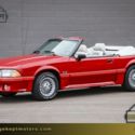 1988 Ford Mustang GT Convertible Red Convertible 5.0L V8 83986 Miles