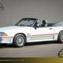1988 Ford Mustang GT Convertible White Convertible 5.0L V8 53030 Miles