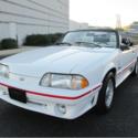 1988 Ford Mustang GT Convertible White On White Only 57K Miles 1 Owner Rare Find