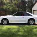 1988 Ford Mustang Hatchback White RWD Manual GT