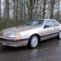 1988 Ford Thunderbird Turbo Coupe - Manual Transmission 88,100 Miles Beige Coupe