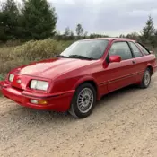 1988 Ford XR4Ti Hatchback Red