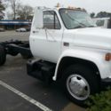 1988 GMC C6000 Medium/ Heavy Duty Flatbed Truck Chassis Cab Gooseneck Chevy C60