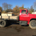 1988 GMC Flatbed with Plow