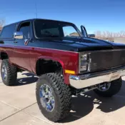 1988 GMC Jimmy SUV Red 4WD Automatic V15